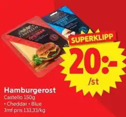 Nya Pulsen Castello Hamburgerost erbjuda