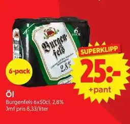 Nya Pulsen Burgenfels Öl erbjuda