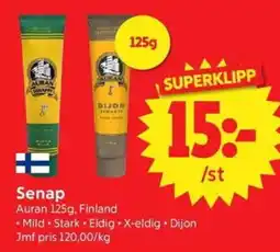 Nya Pulsen Auran Senap erbjuda
