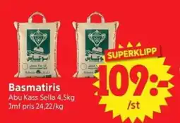 Nya Pulsen Abu Kass Sella Basmatiris erbjuda