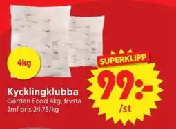 Nya Pulsen Kycklingklubba erbjuda