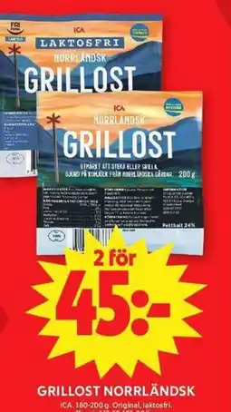 ICA Maxi Grillost norrländsk erbjuda
