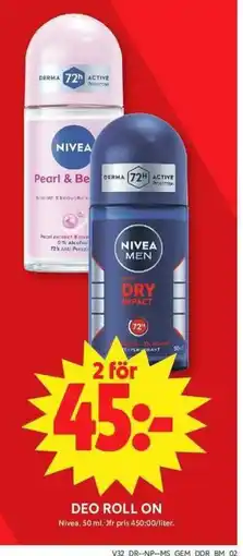 ICA Maxi Deo roll on erbjuda