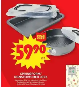 ICA Maxi Springform/ ugnsform med lock erbjuda