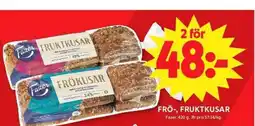 ICA Maxi Frö-, fruktkusar erbjuda