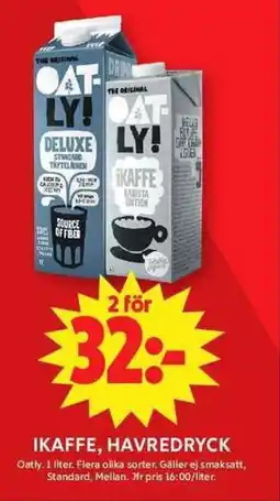 ICA Maxi Ikaffe, havredryck erbjuda