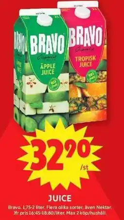 ICA Maxi Juice erbjuda