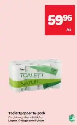 Hemköp Toalettpapper 16-pack erbjuda