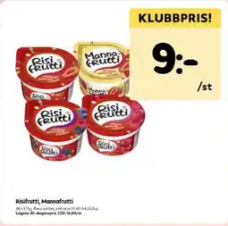 Hemköp Risifrutti, mannafrutti erbjuda