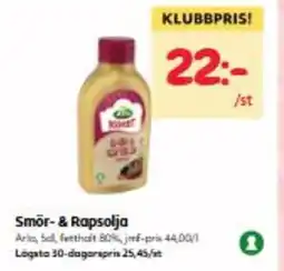 Hemköp Smor & Rapsolja erbjuda