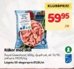 Hemköp Räkor med skal erbjuda
