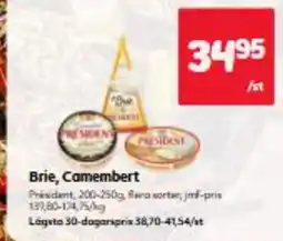Hemköp Brie, Camembert erbjuda