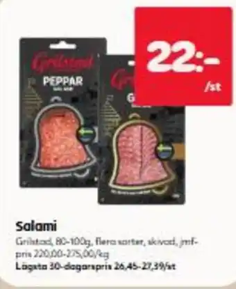 Hemköp Salami erbjuda