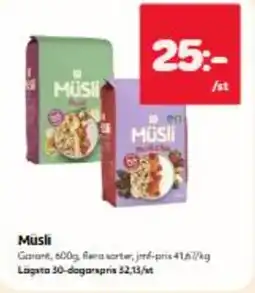 Hemköp Musli erbjuda