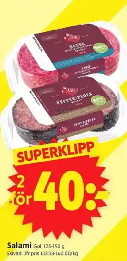 ICA Supermarket Salami Gal. erbjuda