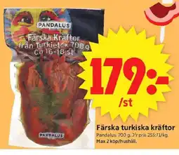 ICA Supermarket Färska turkiska kräftor erbjuda