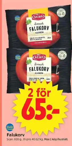 ICA Supermarket Falukorv erbjuda