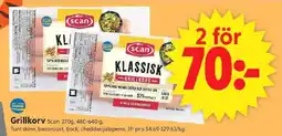 ICA Supermarket Grillkorv Scan. erbjuda