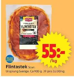 ICA Supermarket Flintastek Scan. erbjuda