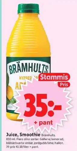 ICA Supermarket Juice, Smoothie Brämhults. erbjuda