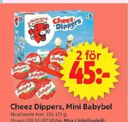 ICA Supermarket Cheez Dippers, Mini Babybel erbjuda