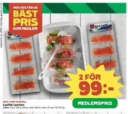 Stora Coop Laxfilé i portion erbjuda