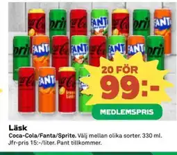 Stora Coop Läsk erbjuda