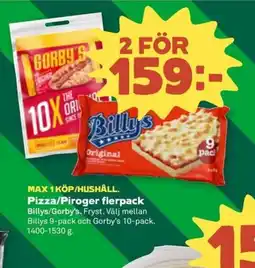 Stora Coop Pizza/Piroger flerpack erbjuda
