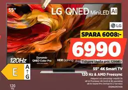 Power Lg 55" 4K Smart TV 120 Hz & AMD Freesync erbjuda