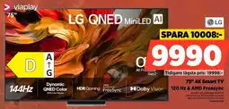 Power Lg 75" 4K Smart TV Vision 120 Hz & AMD Freesync erbjuda