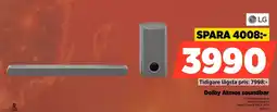 Power Lg Dolby Atmos soundbar erbjuda