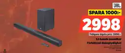 Power Jbl 3.1-kanals soundbar Förbättrad dialogtydlighet erbjuda