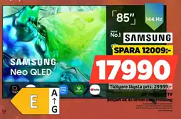 Power 85" 4K Smart TV Briljant 4K Al-driven underhållning erbjuda