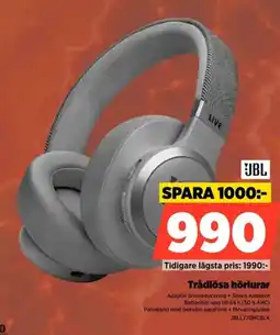 Power Jbl Trådlösa hörlurar erbjuda