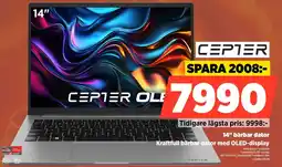 Power Cepter 14" bärbar dator Kraftfull bärbar dator med OLED-display erbjuda