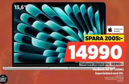 Power Authorized Reseller MacBook Air 13" (2026) Superladdad med M5. erbjuda