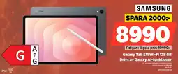 Power Samsung Galaxy Tab S11 Wi-Fi 128 GB Drivs av Galaxy Al-funktioner erbjuda