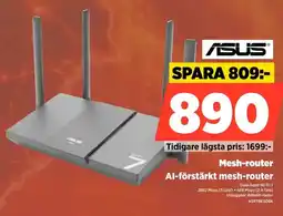 Power Asus Mesh-router Al-förstärkt mesh-router erbjuda