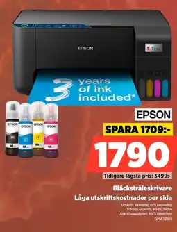 Power Epson Bläckstråleskrivare Låga utskriftskostnader per sida erbjuda