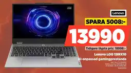 Power Lenovo LOQ 15IRX10 Al-anpassad gamingprestanda erbjuda