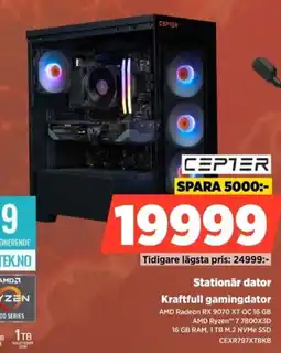 Power Cepter Stationär dator Kraftfull gamingdator erbjuda