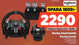 Power Logitech Racing wheel bundle Racing bundle erbjuda
