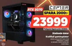 Power Cepter Stationär dator Kraftfull gamingdator erbjuda