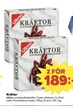Stora Coop Ullmo Kräftor erbjuda