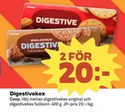 Stora Coop Coop Digestivekex erbjuda