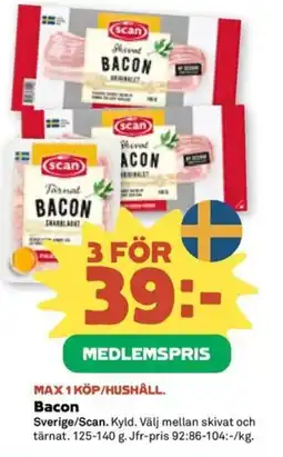 Stora Coop Scan Bacon erbjuda
