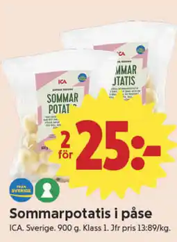 ICA Nära Sommarpotatis i påse erbjuda