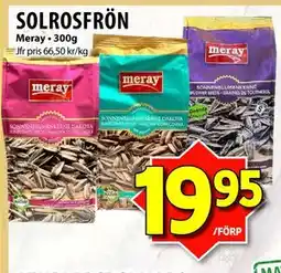 Matvärlden Tensta SOLROSFRÖN erbjuda