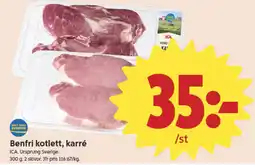 ICA Nära Benfri kotlett, karré erbjuda