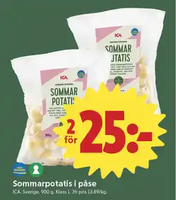 ICA Nära Sommarpotatis i påse erbjuda